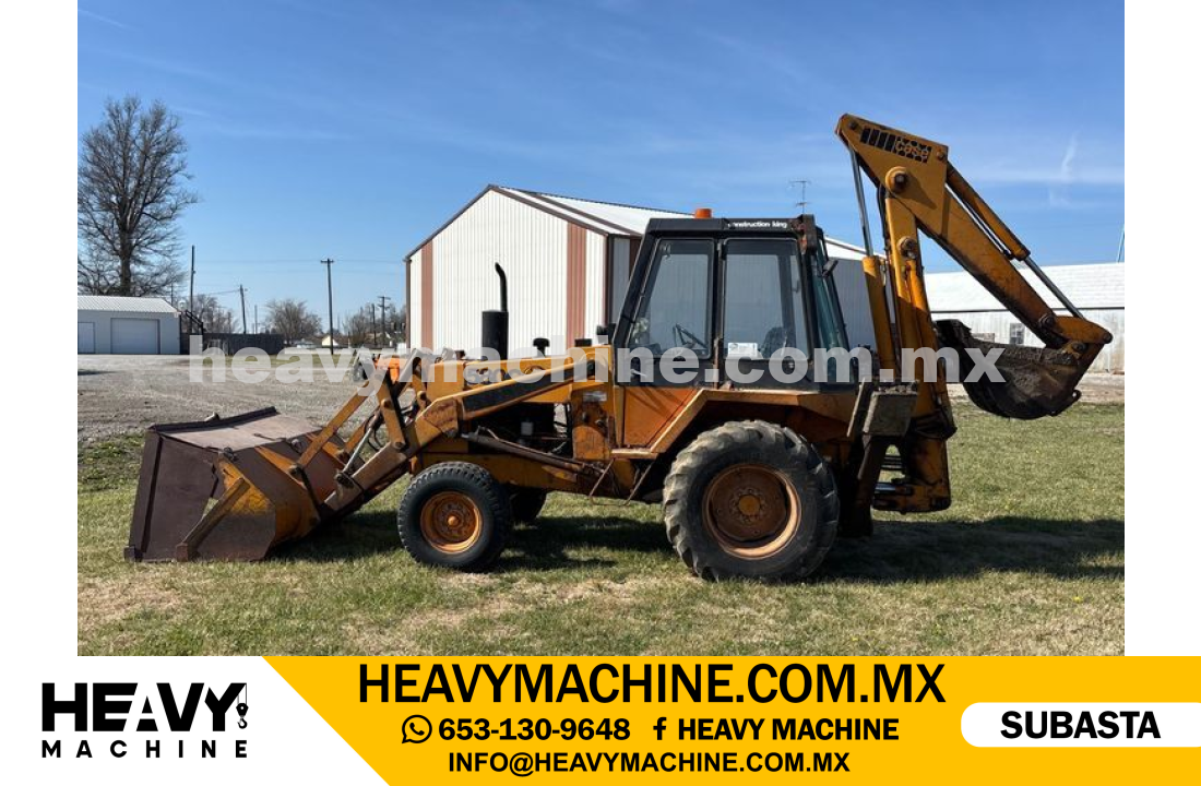 Maquinaria Pesada Retroexcavadora 1980 CASE 580C