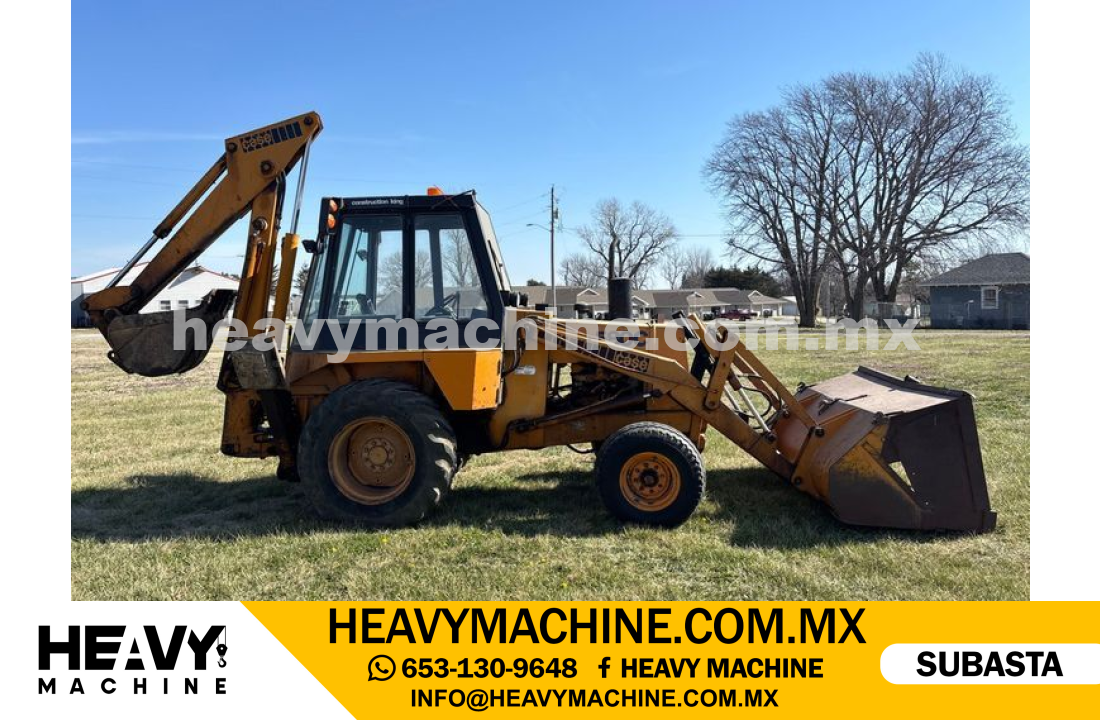 Maquinaria Pesada Retroexcavadora 1980 CASE 580C