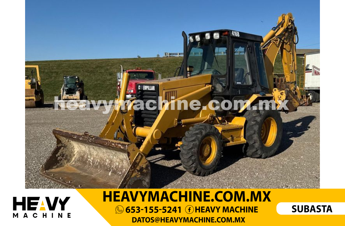 Maquinaria Pesada Retroexcavadora 1994 CAT 416B