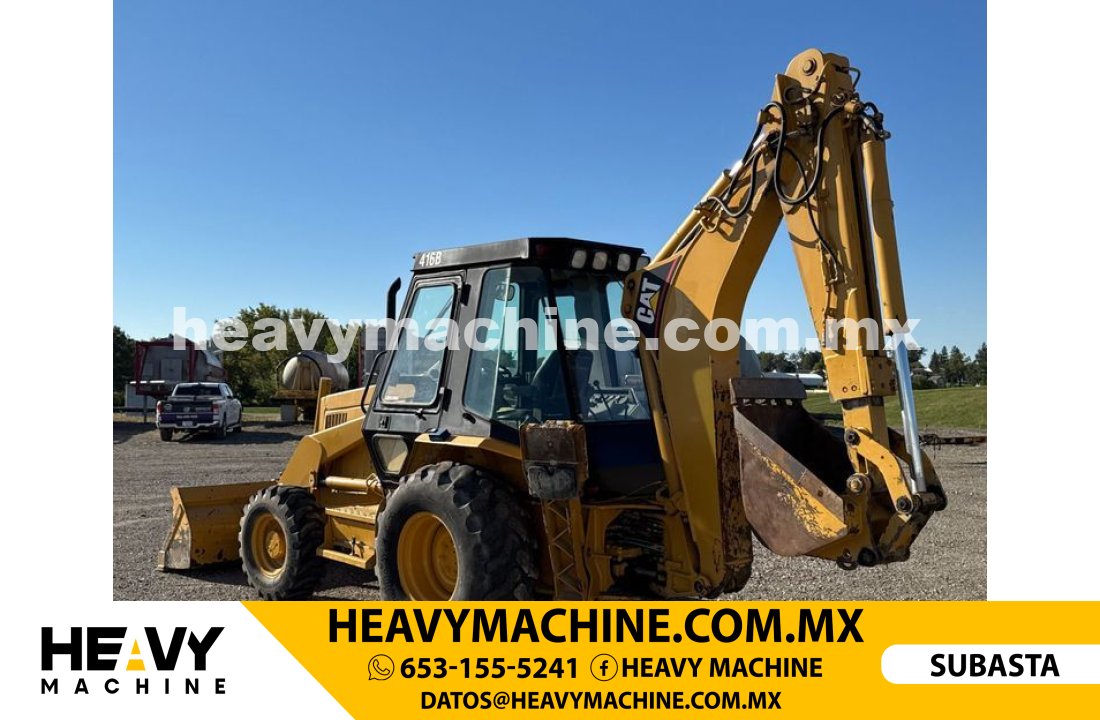Maquinaria Pesada Retroexcavadora 1994 CAT 416B