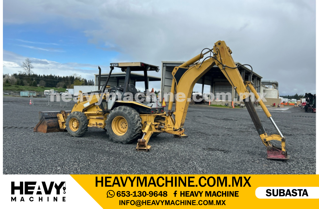 Maquinaria Pesada Retroexcavadora 1995 CAT 416B