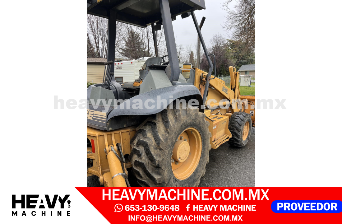 Maquinaria Pesada Retroexcavadora 1997 CASE 580L