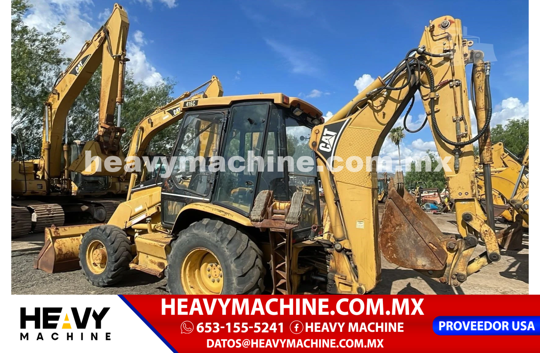 Maquinaria Pesada Retroexcavadora 1997 Caterpillar 416C