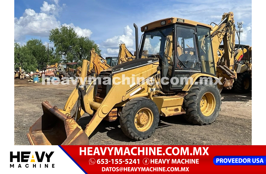 Maquinaria Pesada Retroexcavadora 1997 Caterpillar 416C