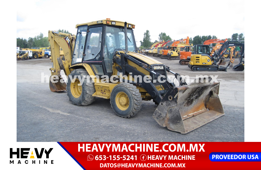 Maquinaria Pesada Retroexcavadora 1997 Caterpillar 416C