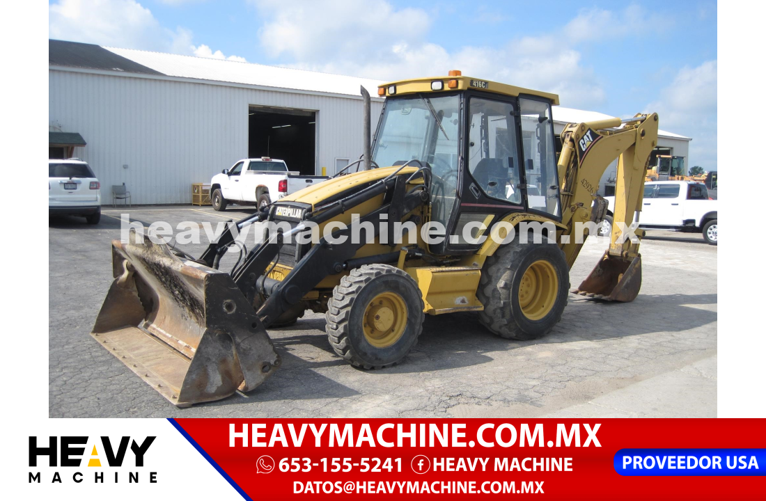 Maquinaria Pesada Retroexcavadora 1997 Caterpillar 416C