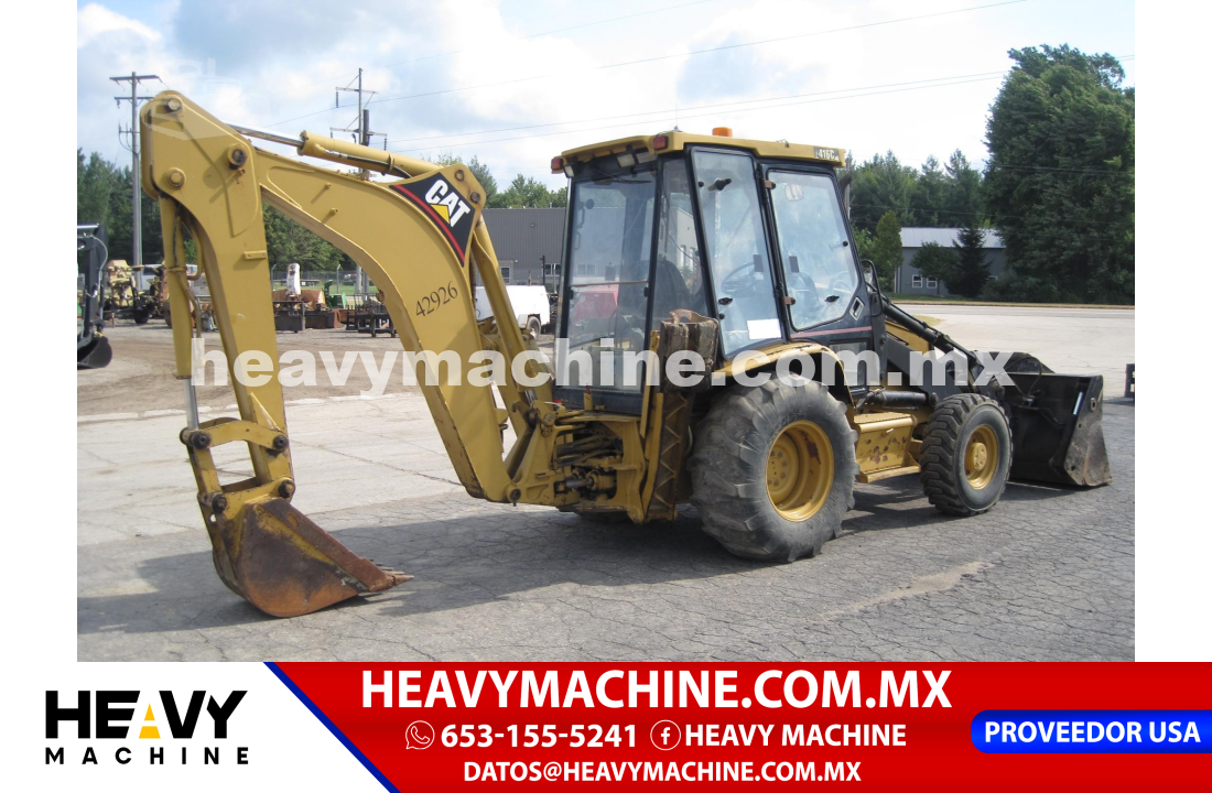 Maquinaria Pesada Retroexcavadora 1997 Caterpillar 416C