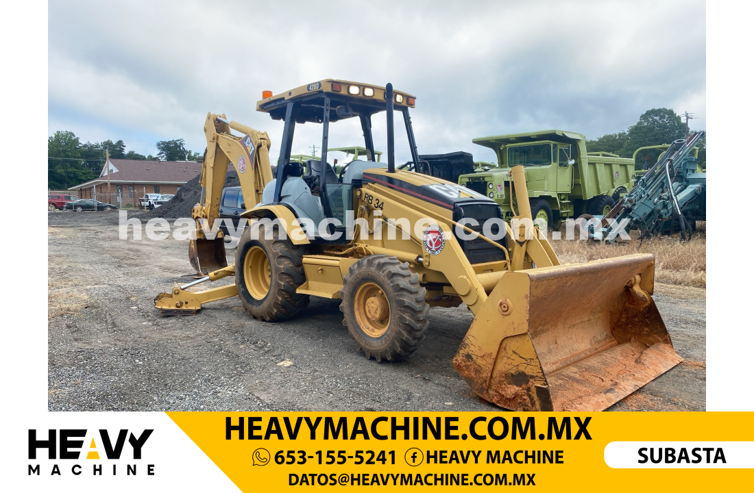 Maquinaria Pesada Retroexcavadora 2002 CAT 420D
