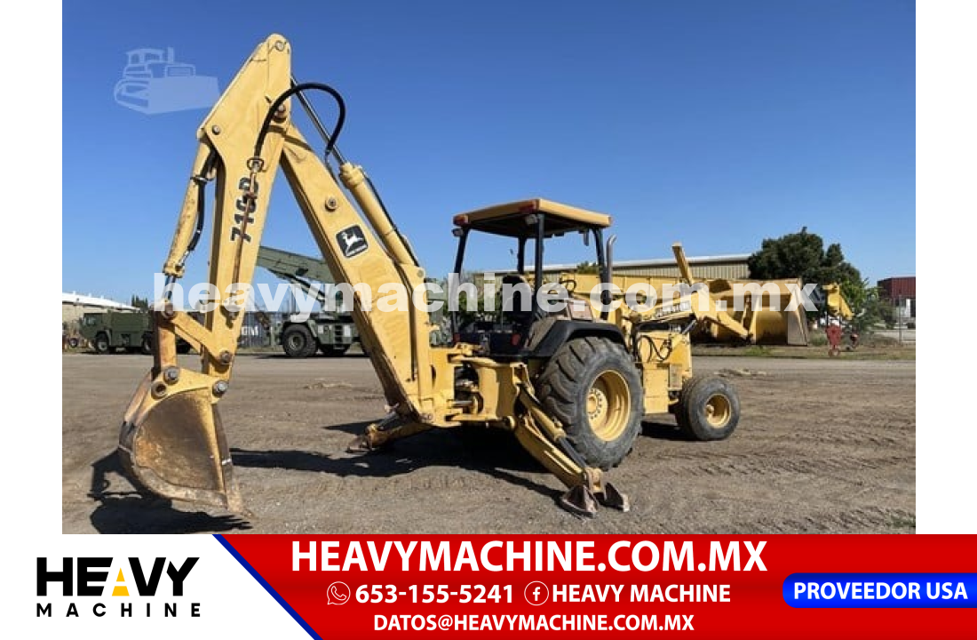 Maquinaria Pesada Retroexcavadora 2002 JOHN DEERE 710D