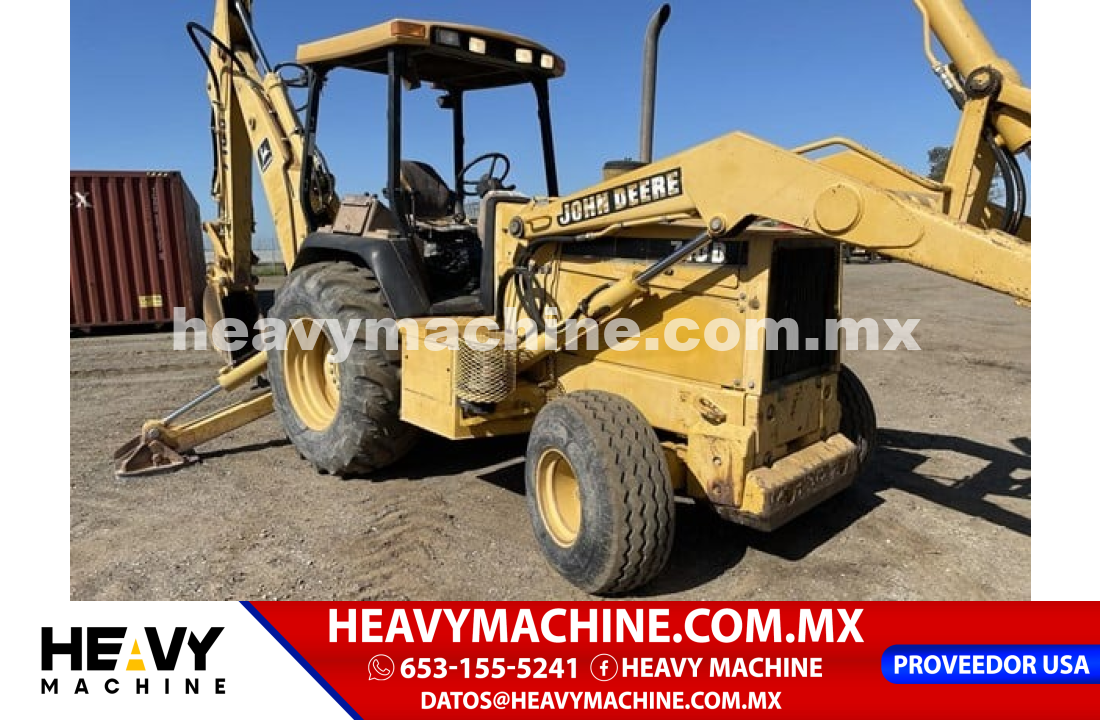 Maquinaria Pesada Retroexcavadora 2002 JOHN DEERE 710D