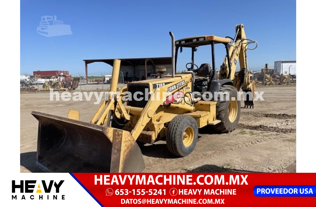 Maquinaria Pesada Retroexcavadora 2002 JOHN DEERE 710D