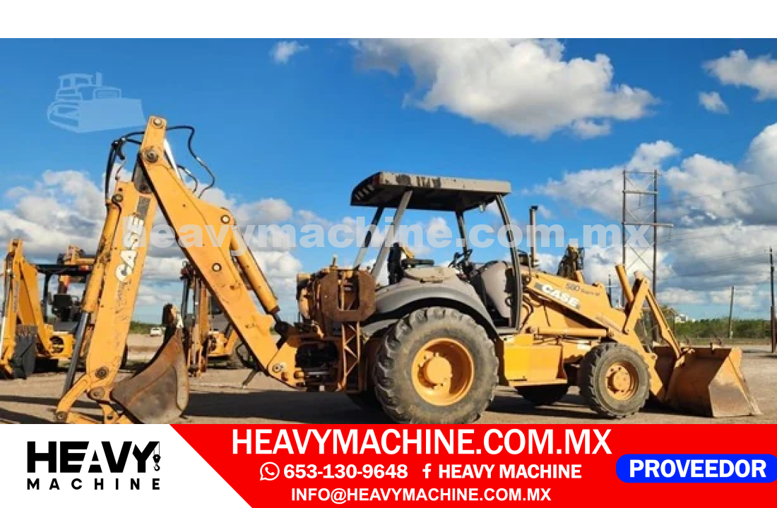 Maquinaria Pesada Retroexcavadora 2003 CASE 580SM