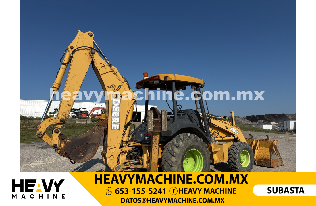 Maquinaria Pesada Retroexcavadora 2003 JOHN DEERE 410G