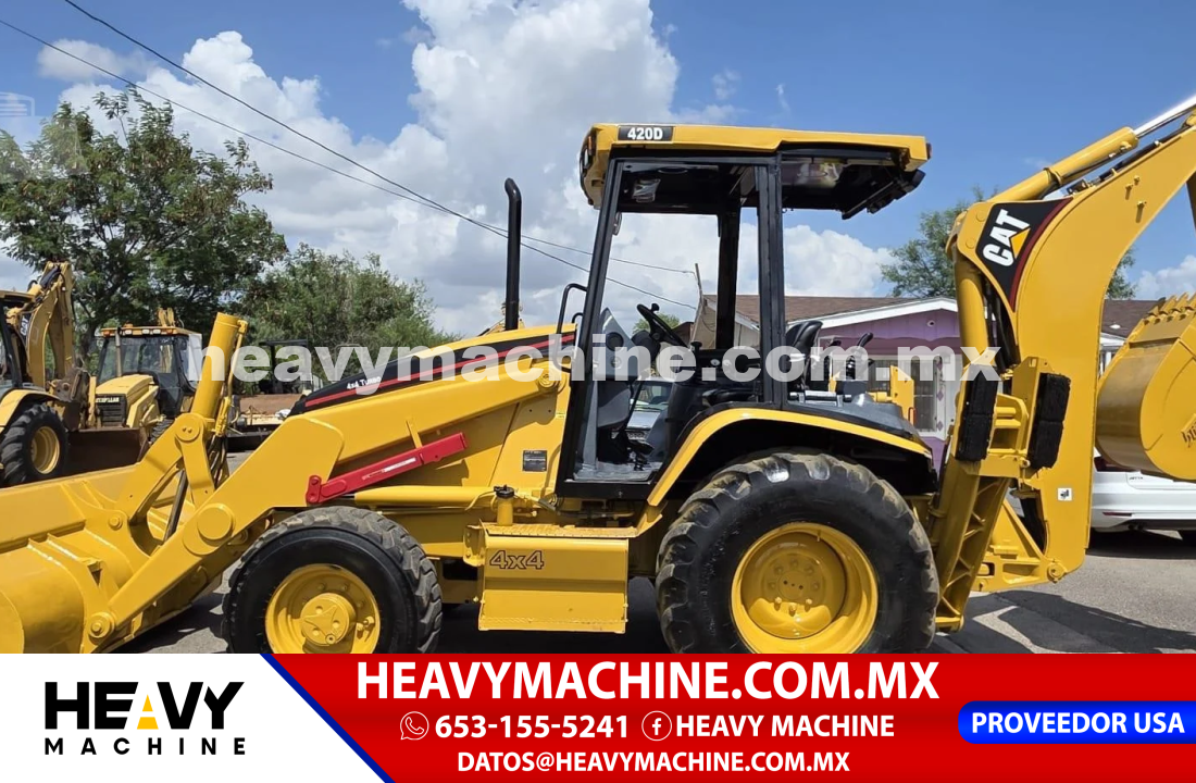 Maquinaria Pesada Retroexcavadora 2004 Caterpillar 420D