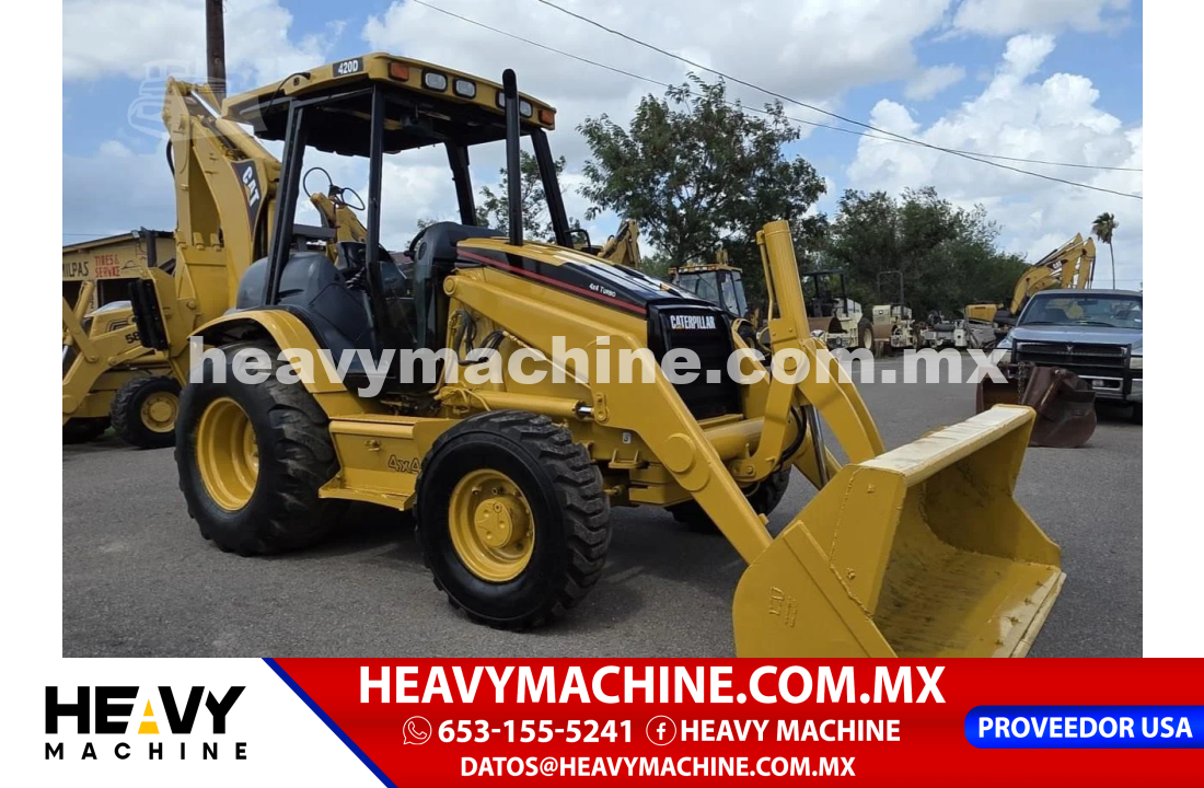 Maquinaria Pesada Retroexcavadora 2004 Caterpillar 420D