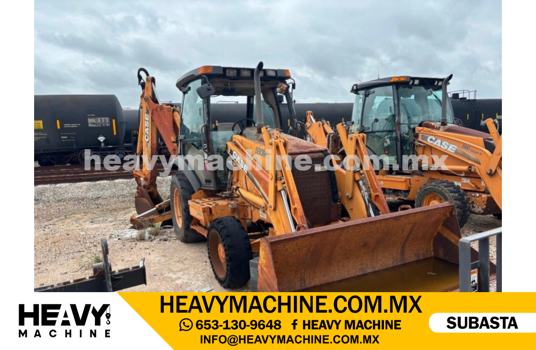 Maquinaria Pesada Retroexcavadora 2005 CASE 580 MII TURBO