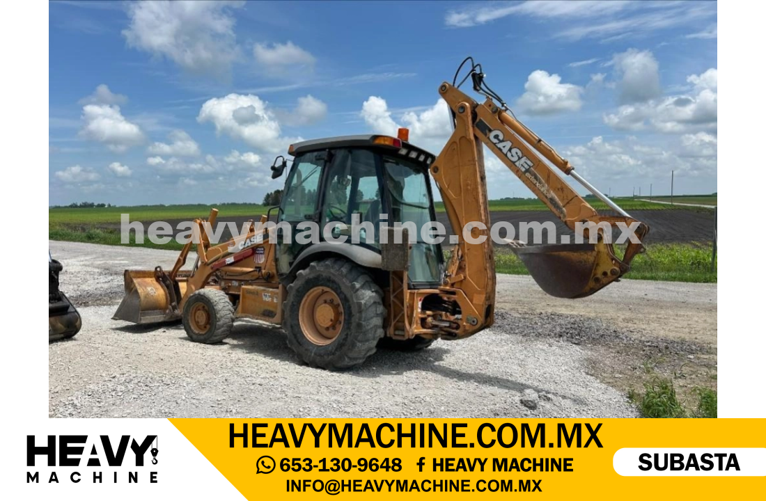 Maquinaria Pesada Retroexcavadora 2005 CASE 580 MII TURBO