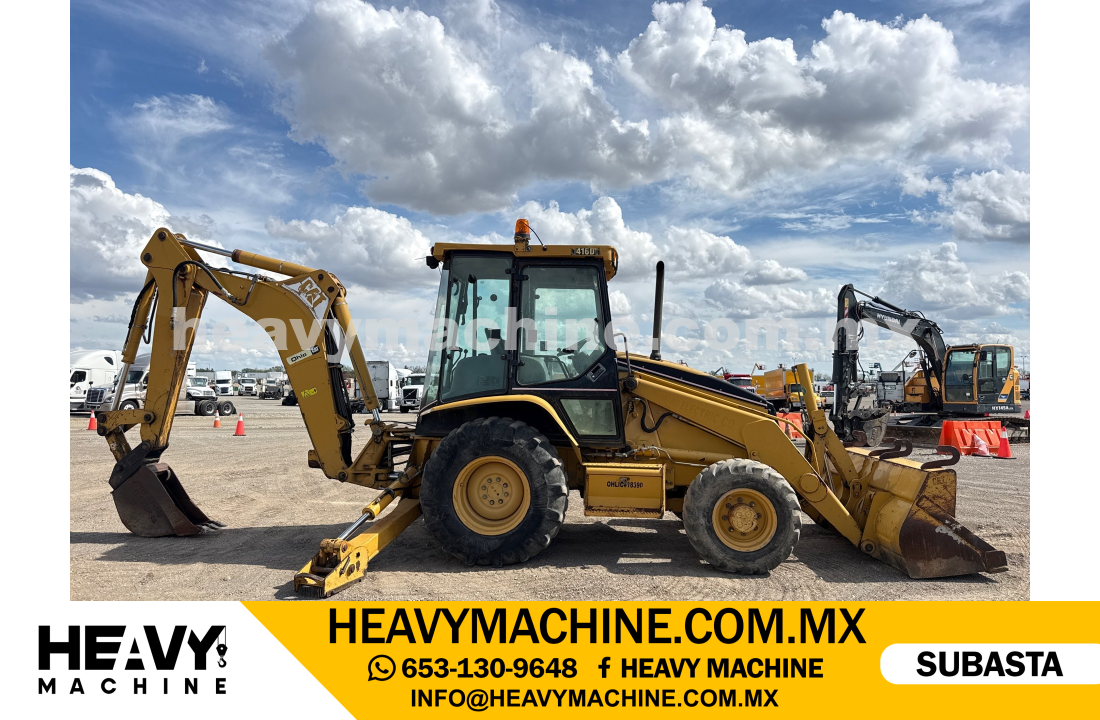 Maquinaria Pesada Retroexcavadora 2005 CAT 416 D