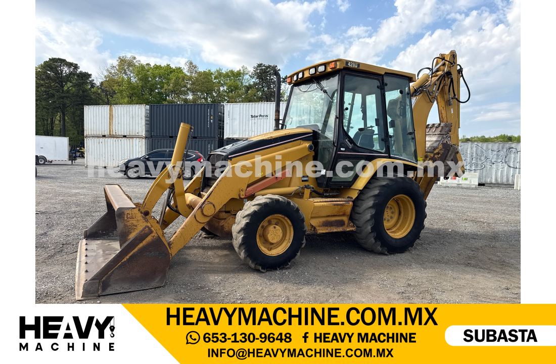 Maquinaria Pesada Retroexcavadora 2005 CAT 420D