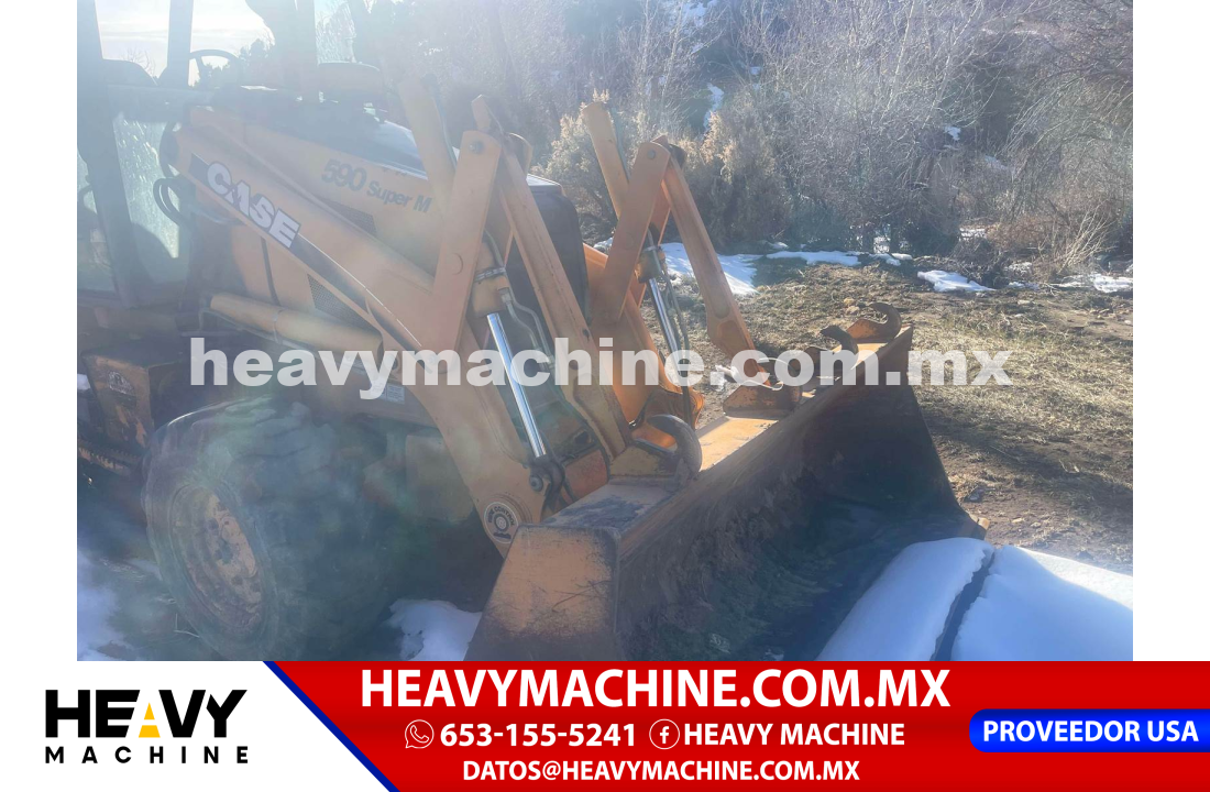 Maquinaria Pesada Retroexcavadora 2005 Case 580 Super M