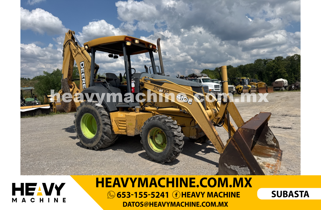 Maquinaria Pesada Retroexcavadora 2005 JOHN DEERE 410G