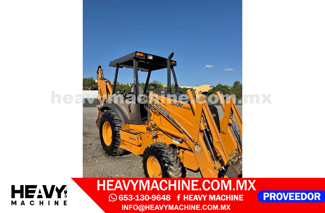 Maquinaria Pesada Retroexcavadora 2006 CASE 580M TURBO