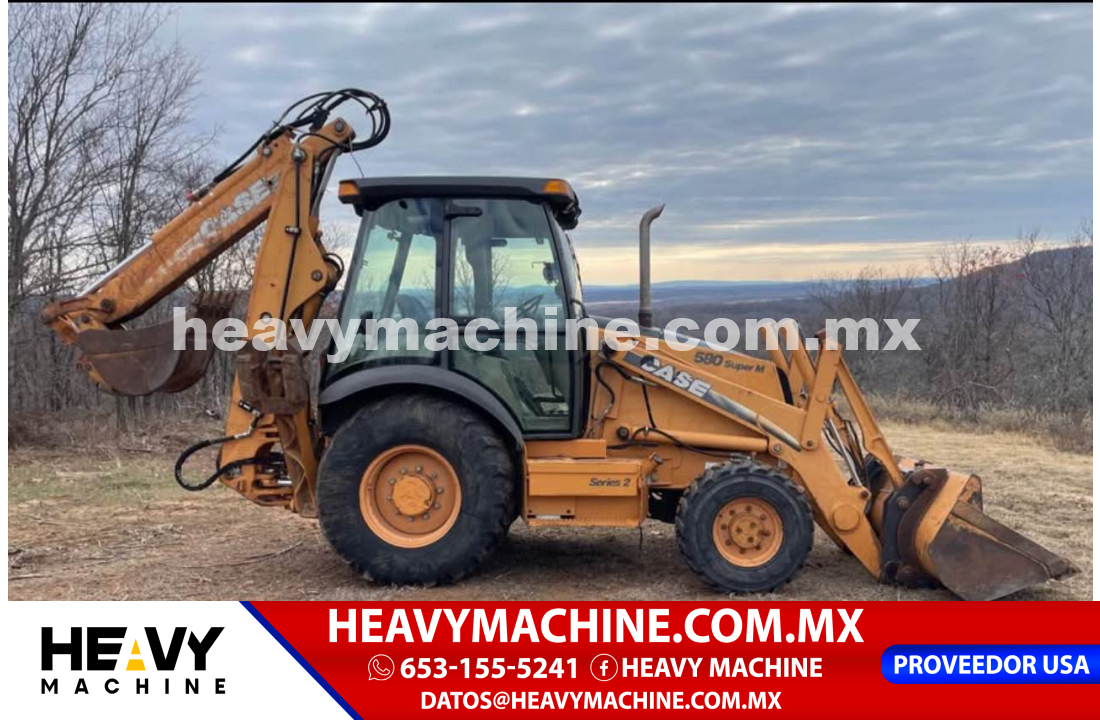 Maquinaria Pesada Retroexcavadora 2006 Case 580 Super M Series 2
