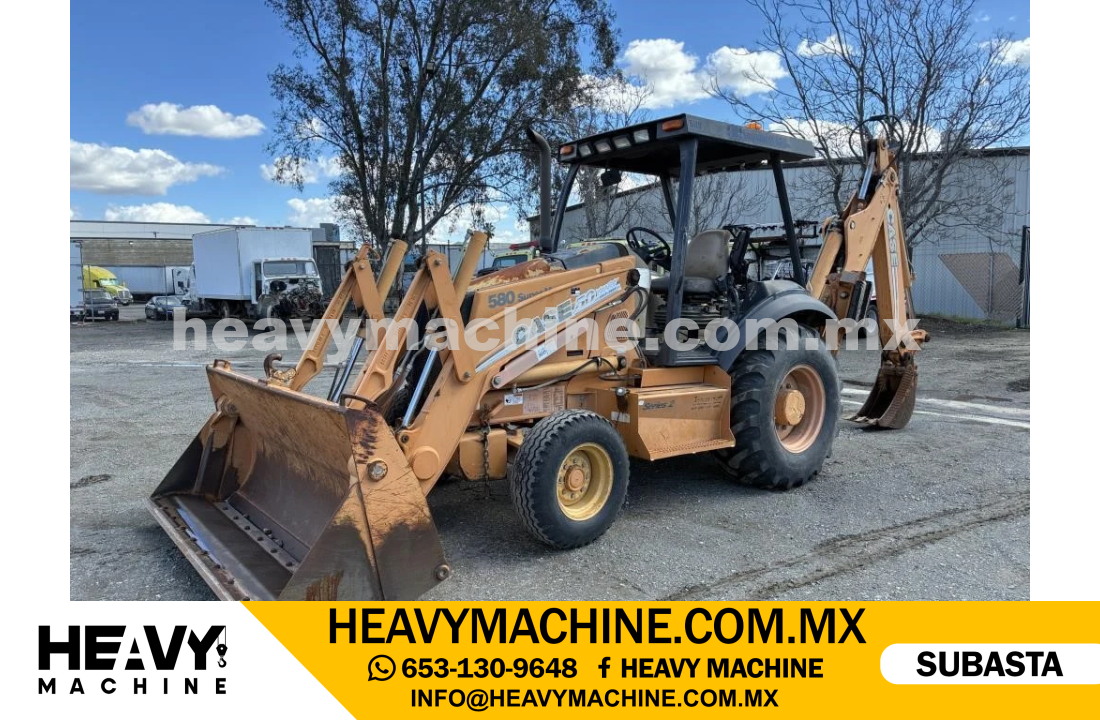 Maquinaria Pesada Retroexcavadora 2007 CASE 580SM