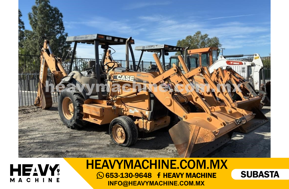 Maquinaria Pesada Retroexcavadora 2007 CASE 580SM