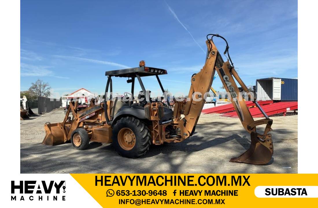 Maquinaria Pesada Retroexcavadora 2007 CASE 580SM