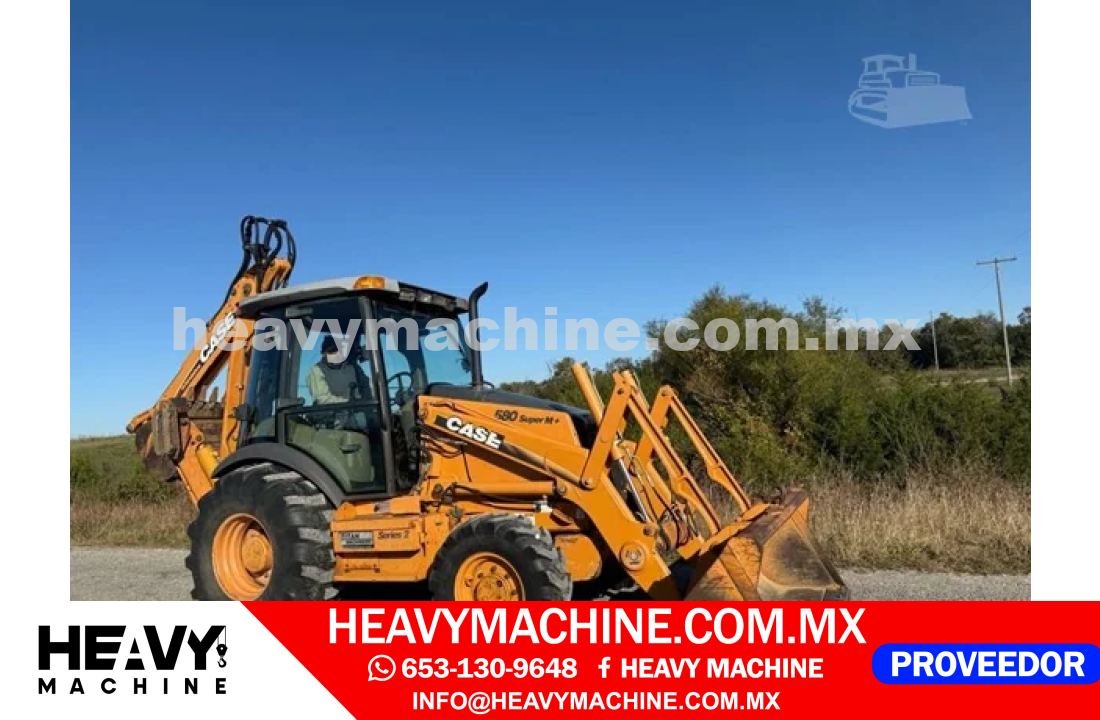 Maquinaria Pesada Retroexcavadora 2007 CASE 580SM PLUS II