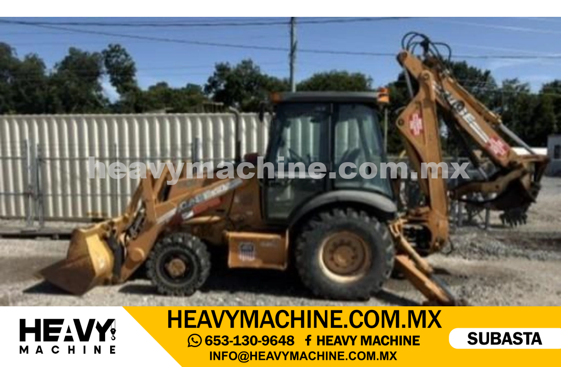 Maquinaria Pesada Retroexcavadora 2007 CASE 580 MII TURBO