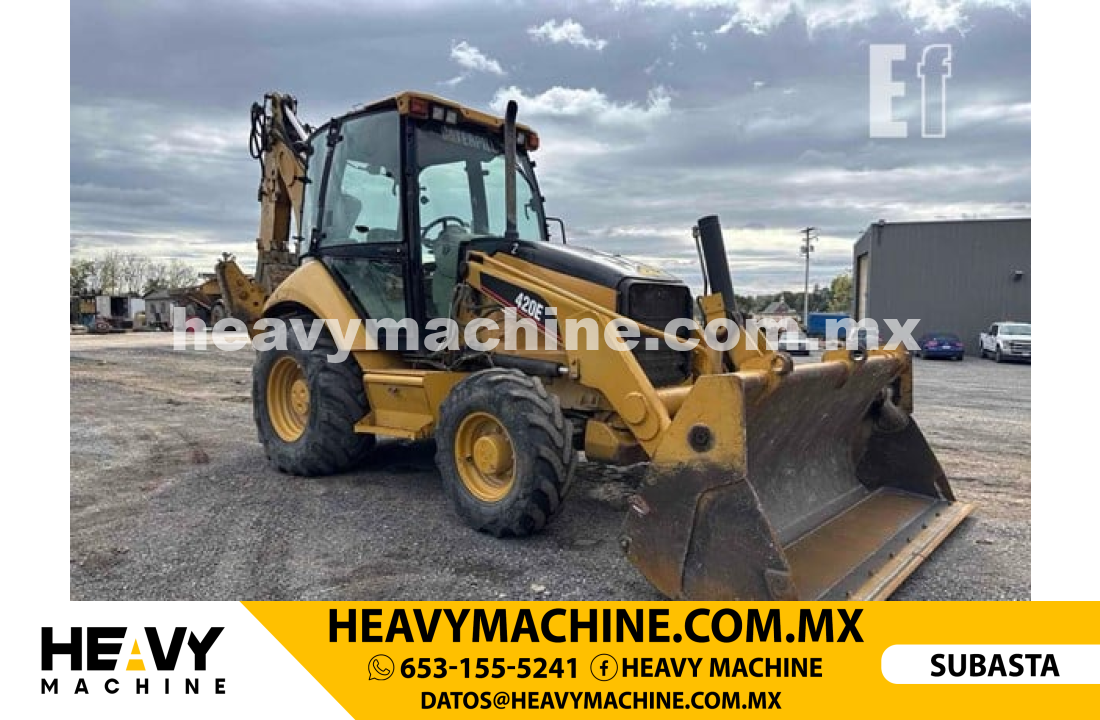 Maquinaria Pesada Retroexcavadora 2007 CAT 420E