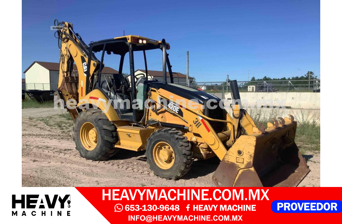 Maquinaria Pesada Retroexcavadora 2007 CAT 420E