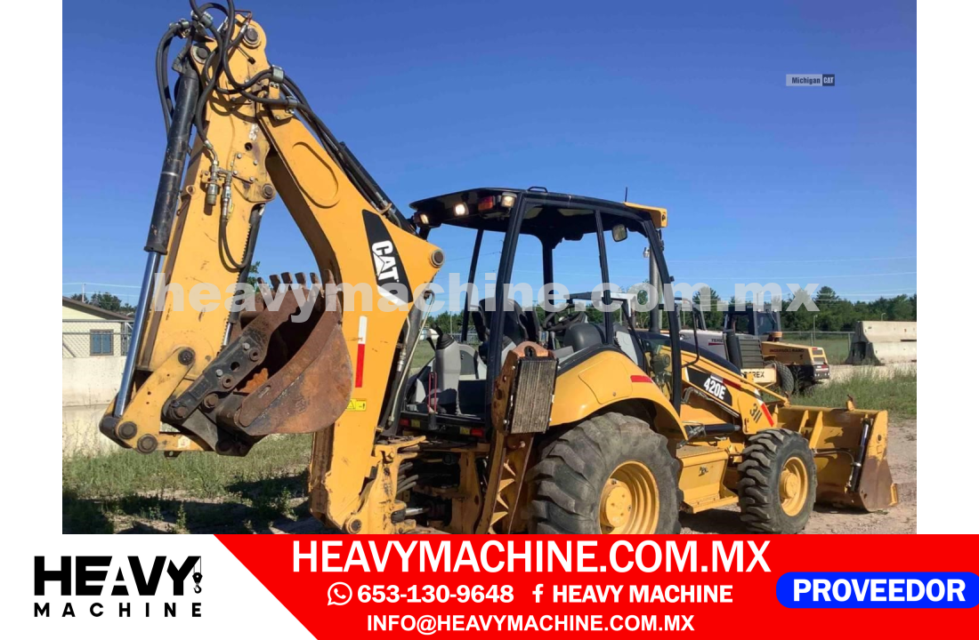 Maquinaria Pesada Retroexcavadora 2007 CAT 420E