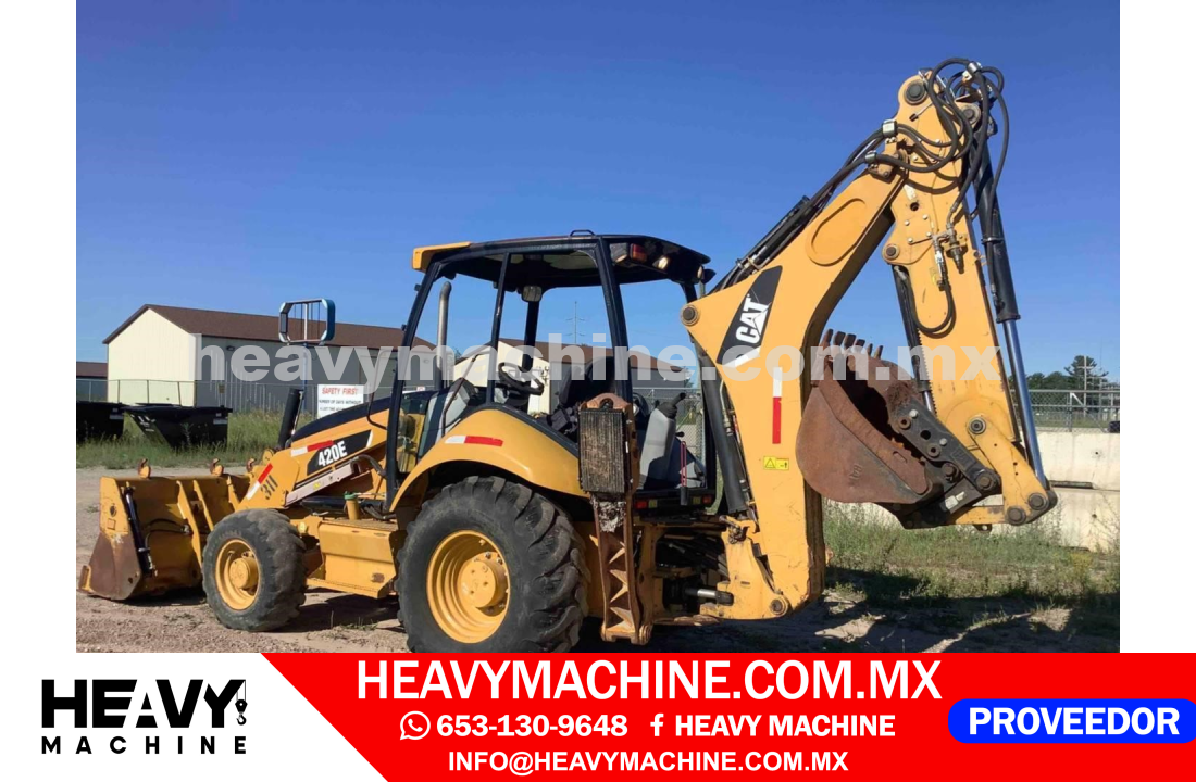 Maquinaria Pesada Retroexcavadora 2007 CAT 420E