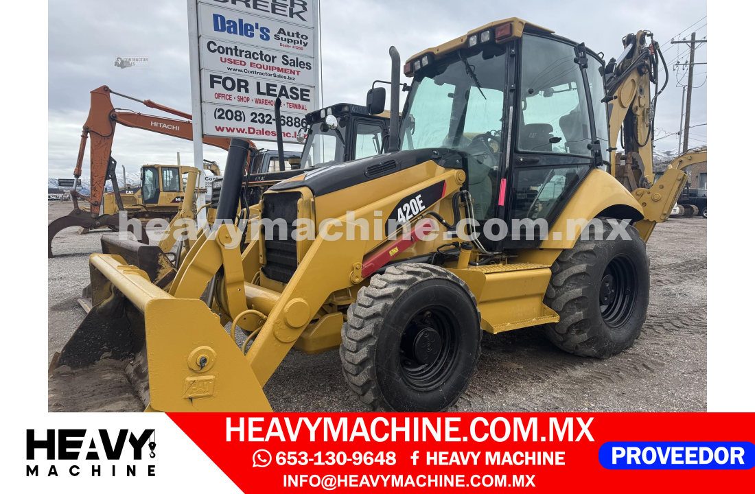 Maquinaria Pesada Retroexcavadora 2007 CAT 420E