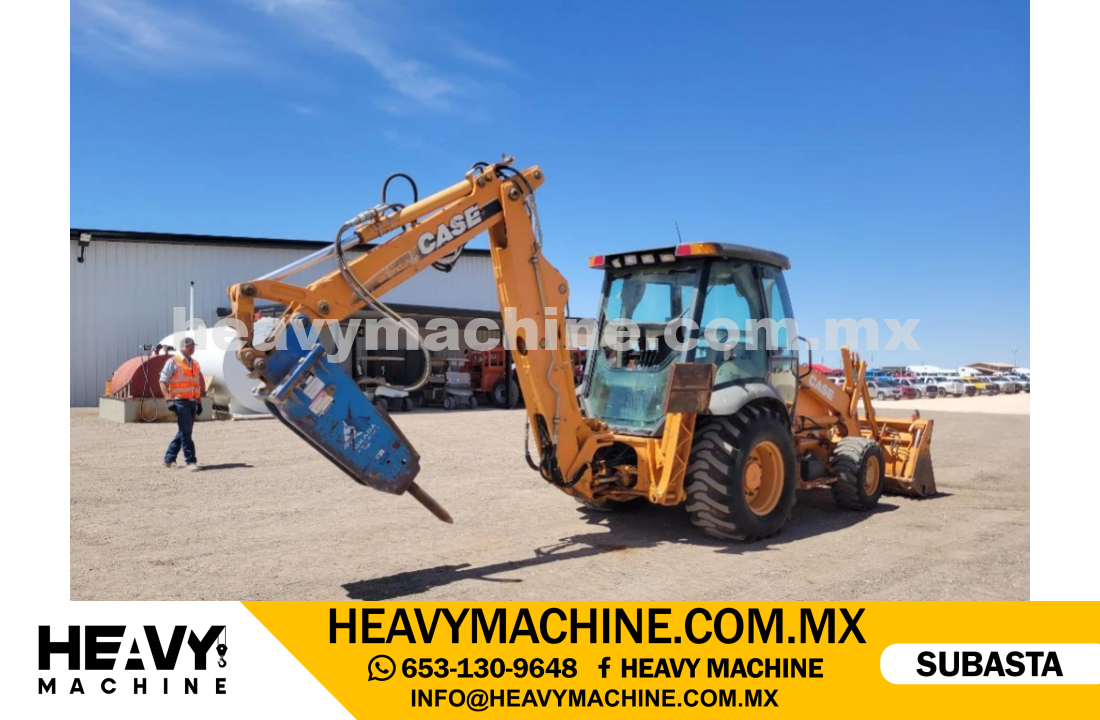 Maquinaria Pesada Retroexcavadora 2008 CASE 580 SM