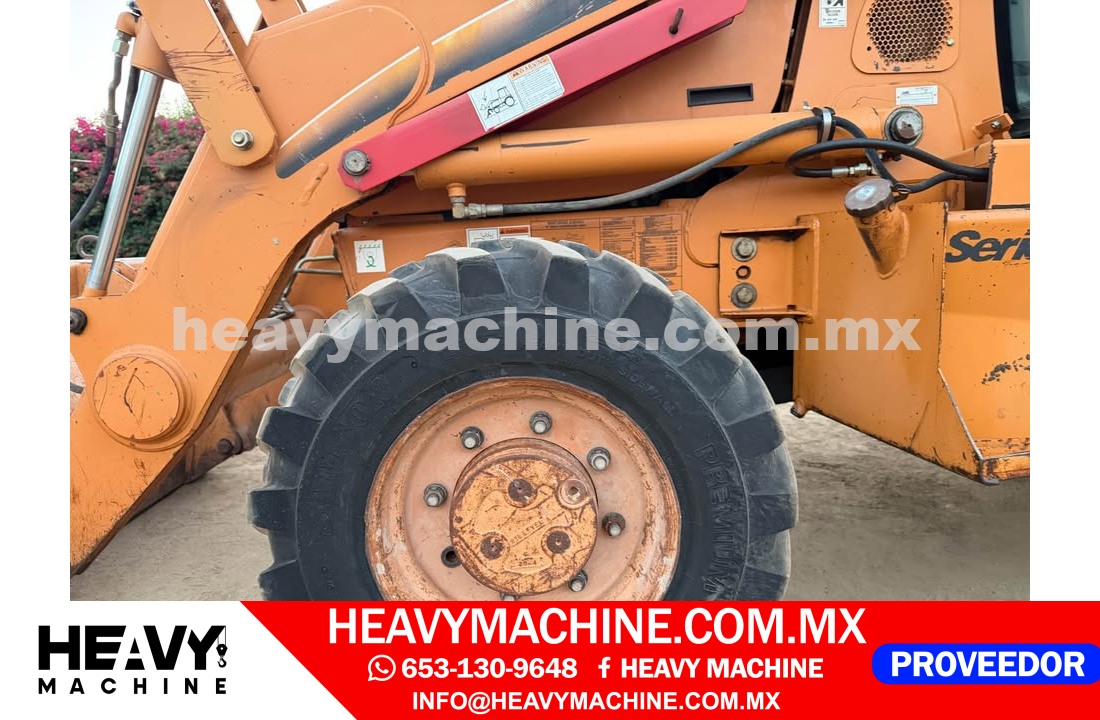 Maquinaria Pesada Retroexcavadora 2008 CASE 580 SuperM