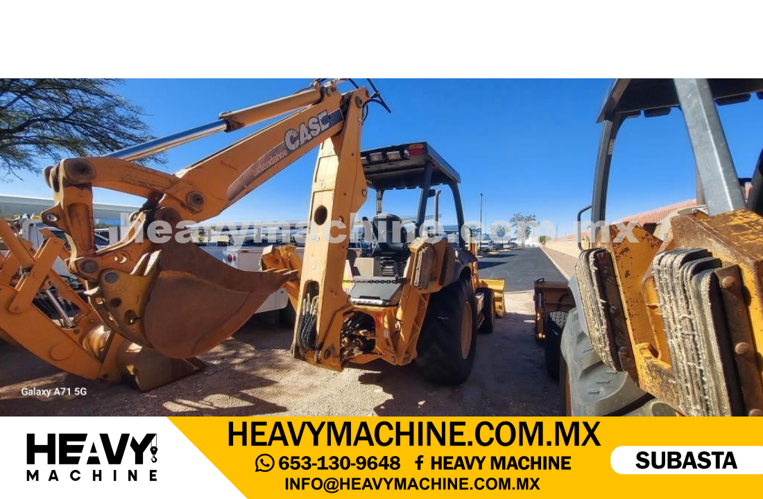 Maquinaria Pesada Retroexcavadora 2009 CASE 580SM