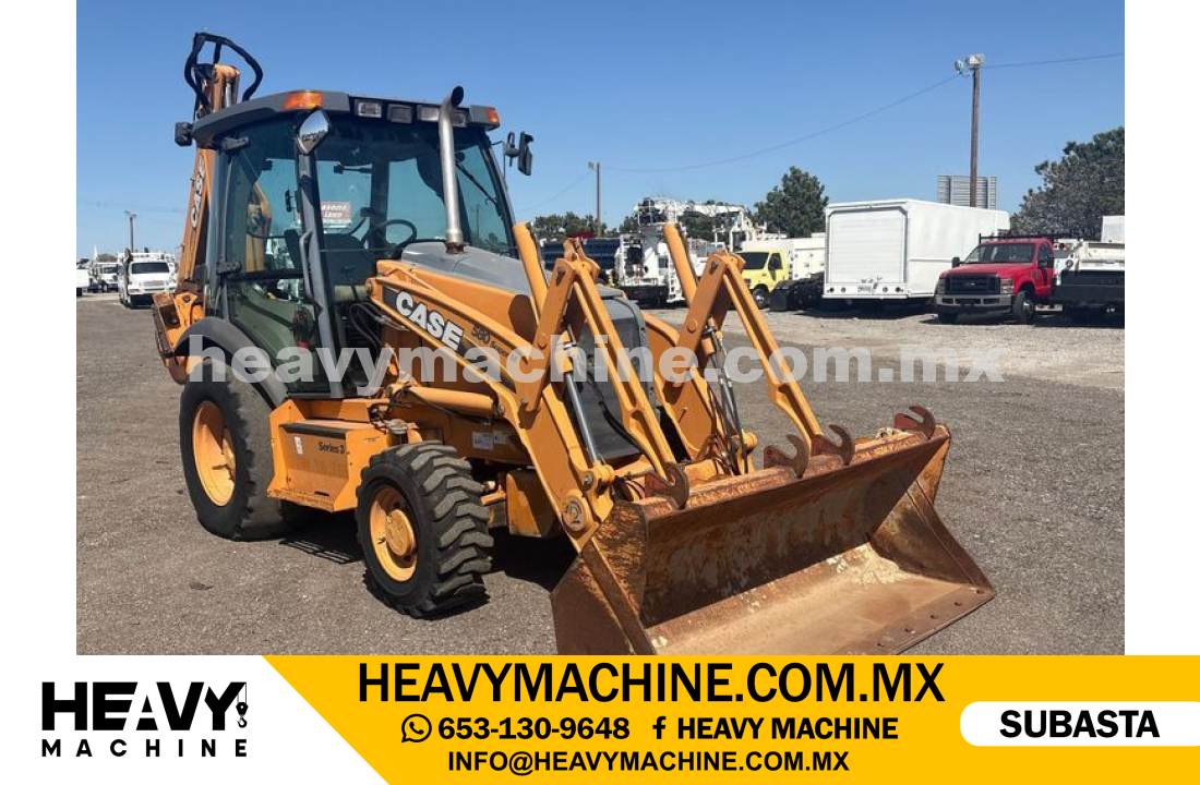 Maquinaria Pesada Retroexcavadora 2010 CASE 580 Super M