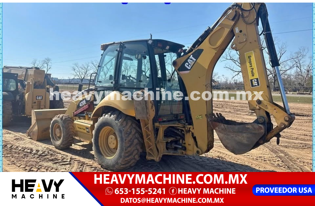 Maquinaria Pesada Retroexcavadora 2010 CAT 420E