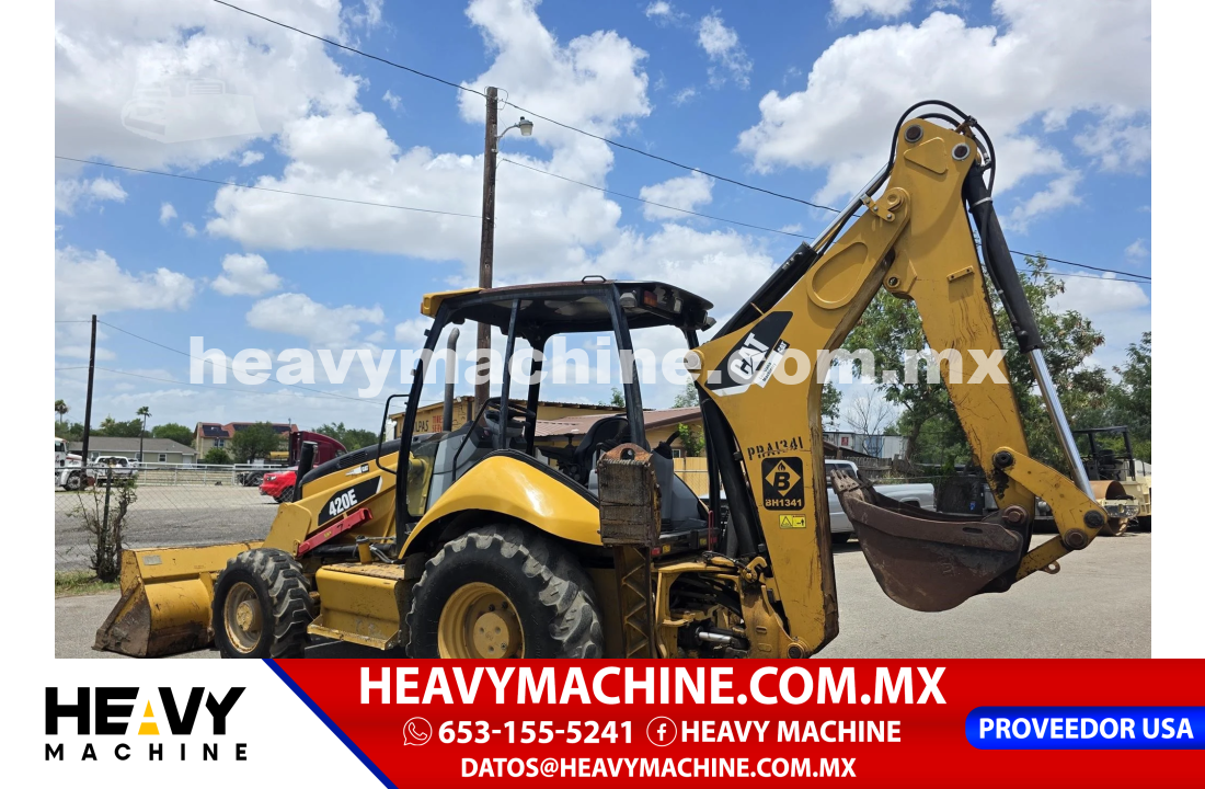 Maquinaria Pesada Retroexcavadora 2010 Caterpillar 420E