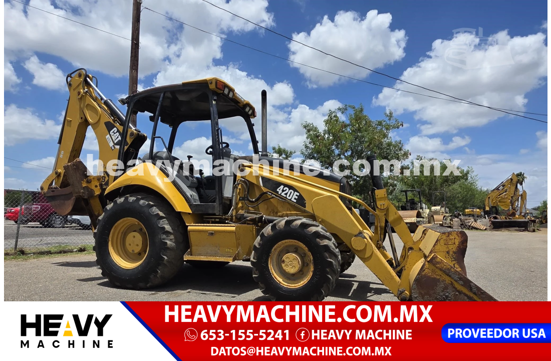 Maquinaria Pesada Retroexcavadora 2010 Caterpillar 420E