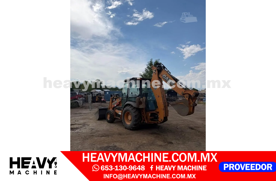 Maquinaria Pesada Retroexcavadora 2012 CASE 580N