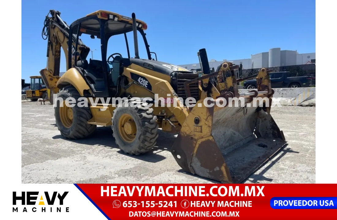 Maquinaria Pesada Retroexcavadora 2012 Caterpillar 420E