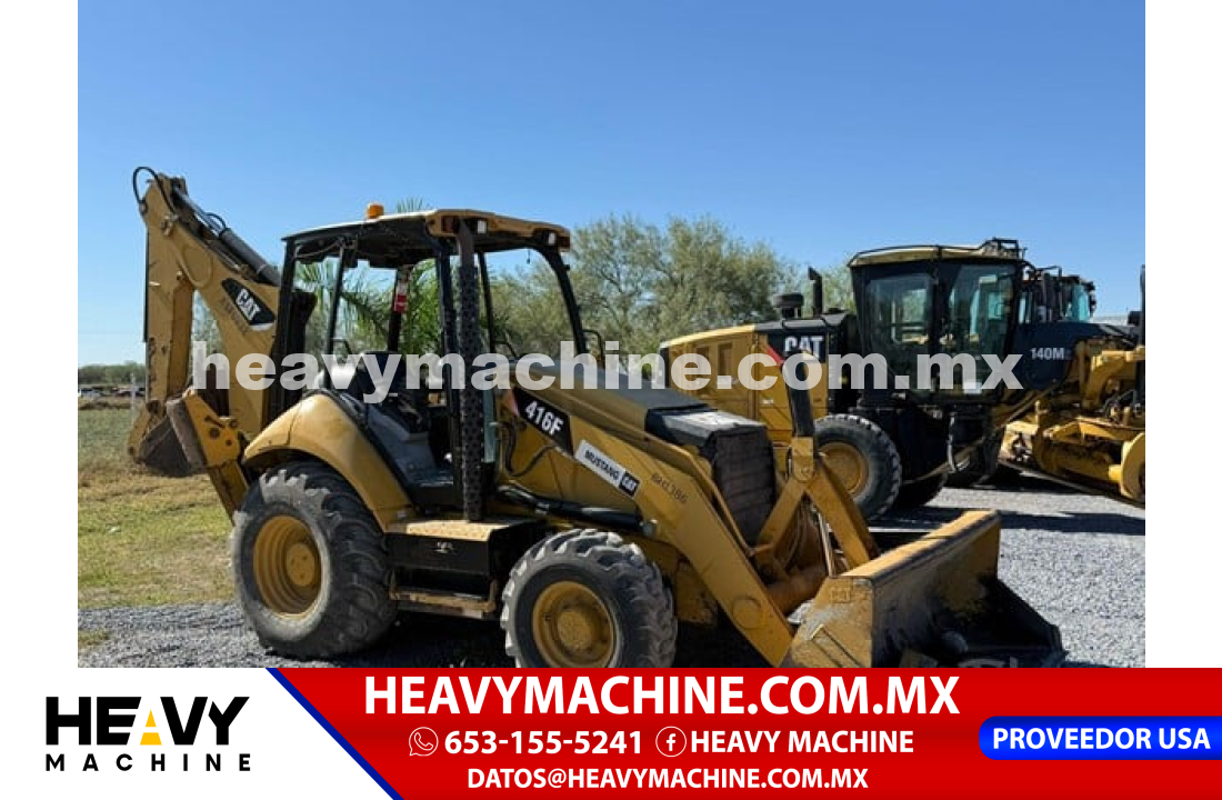 Maquinaria Pesada Retroexcavadora 2013 Caterpillar 416F