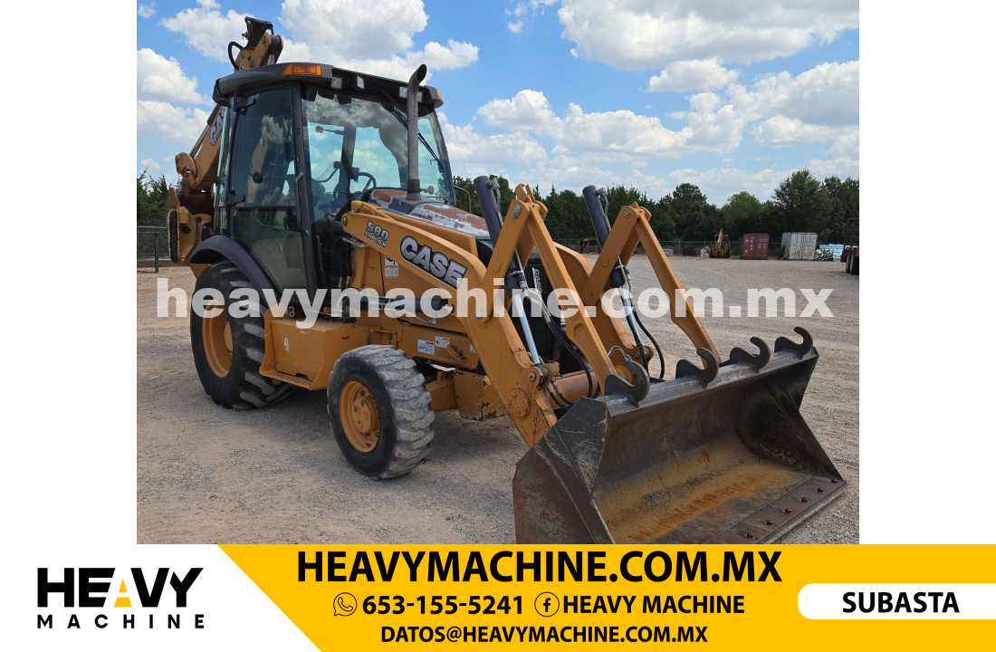 Maquinaria Pesada Retroexcavadora 2014 CASE 580SN