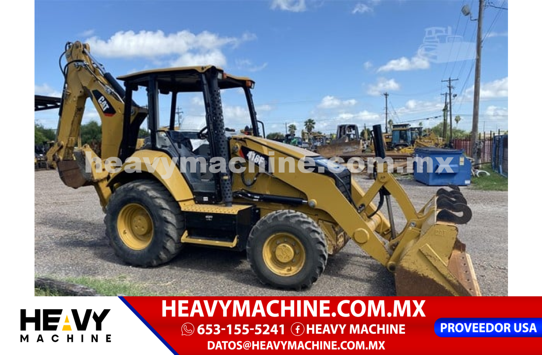 Maquinaria Pesada Retroexcavadora 2016 CAT 416 F2