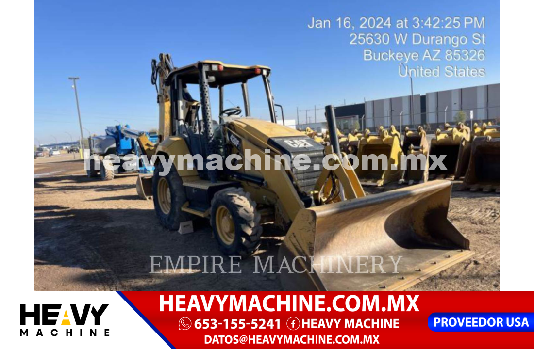 Maquinaria Pesada Retroexcavadora 2016 Caterpillar 420F2